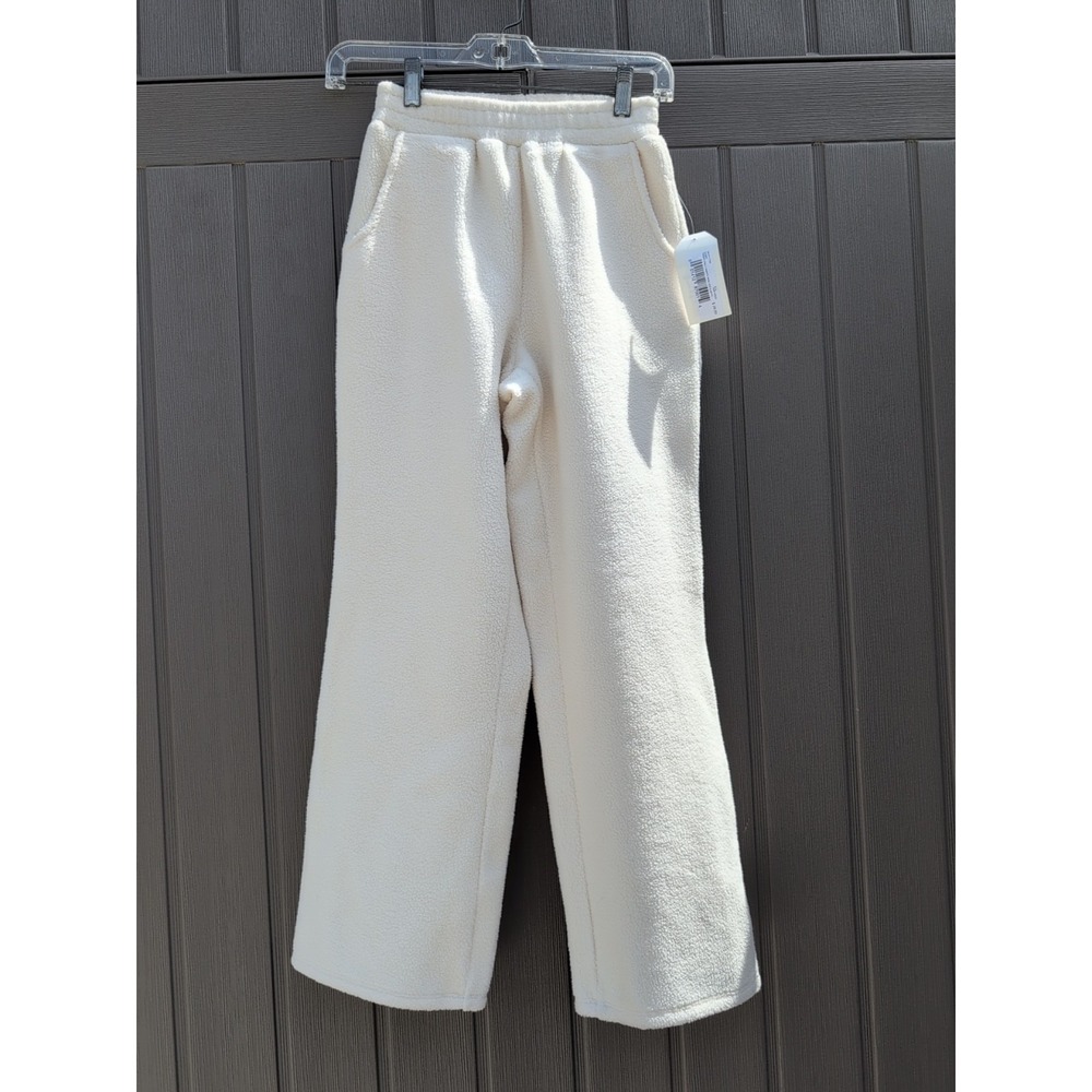 Sadie and Sage Tween Chilly Nights Wide Leg Elastic Fleece Pants‎ New